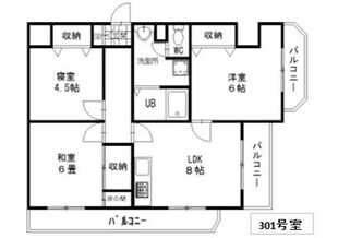 サンパレス21御影山手の物件間取画像